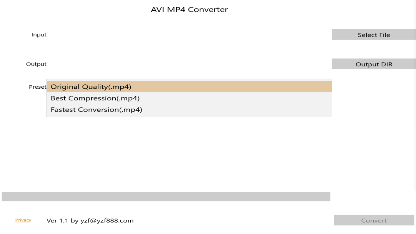 AVI MP4 Converter