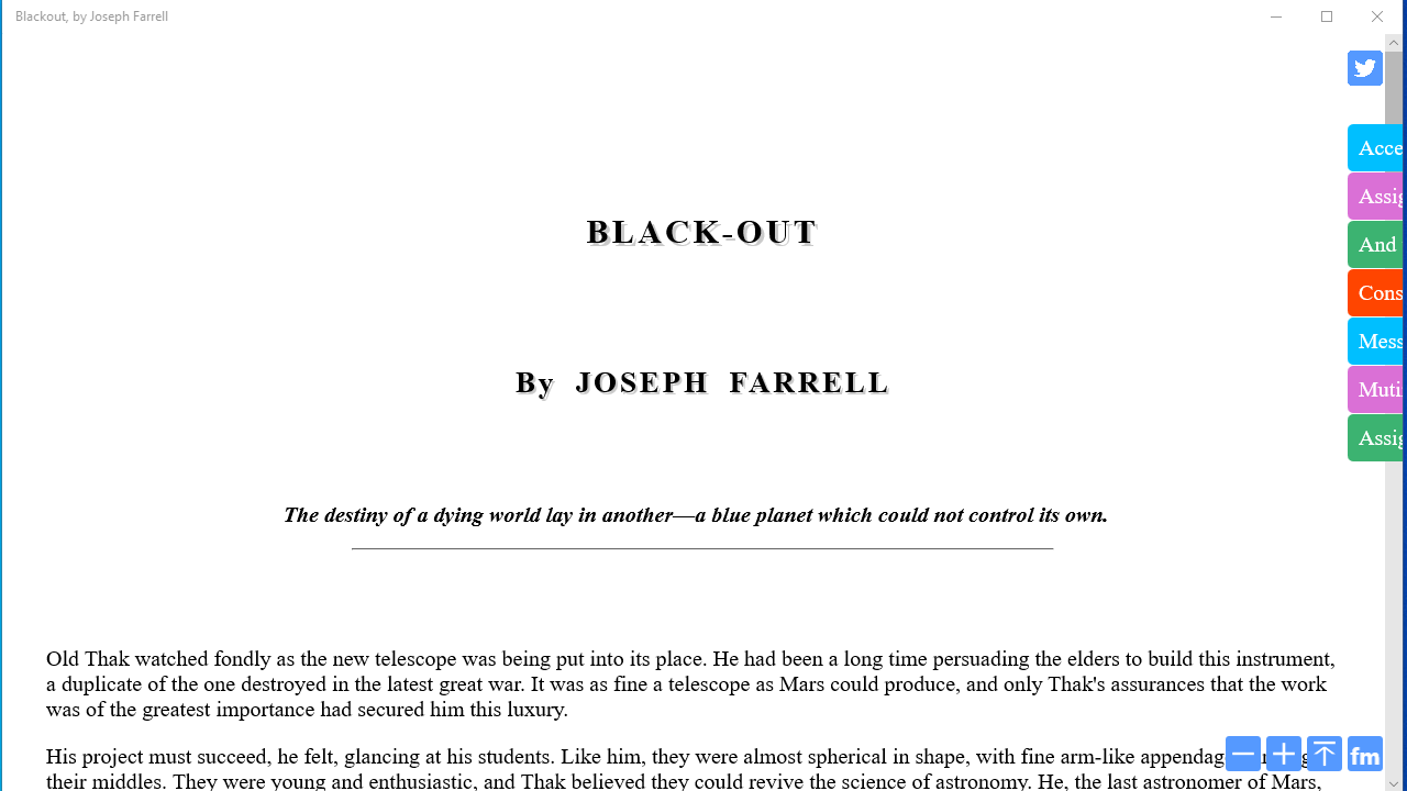 Blackout by Joseph Farrell