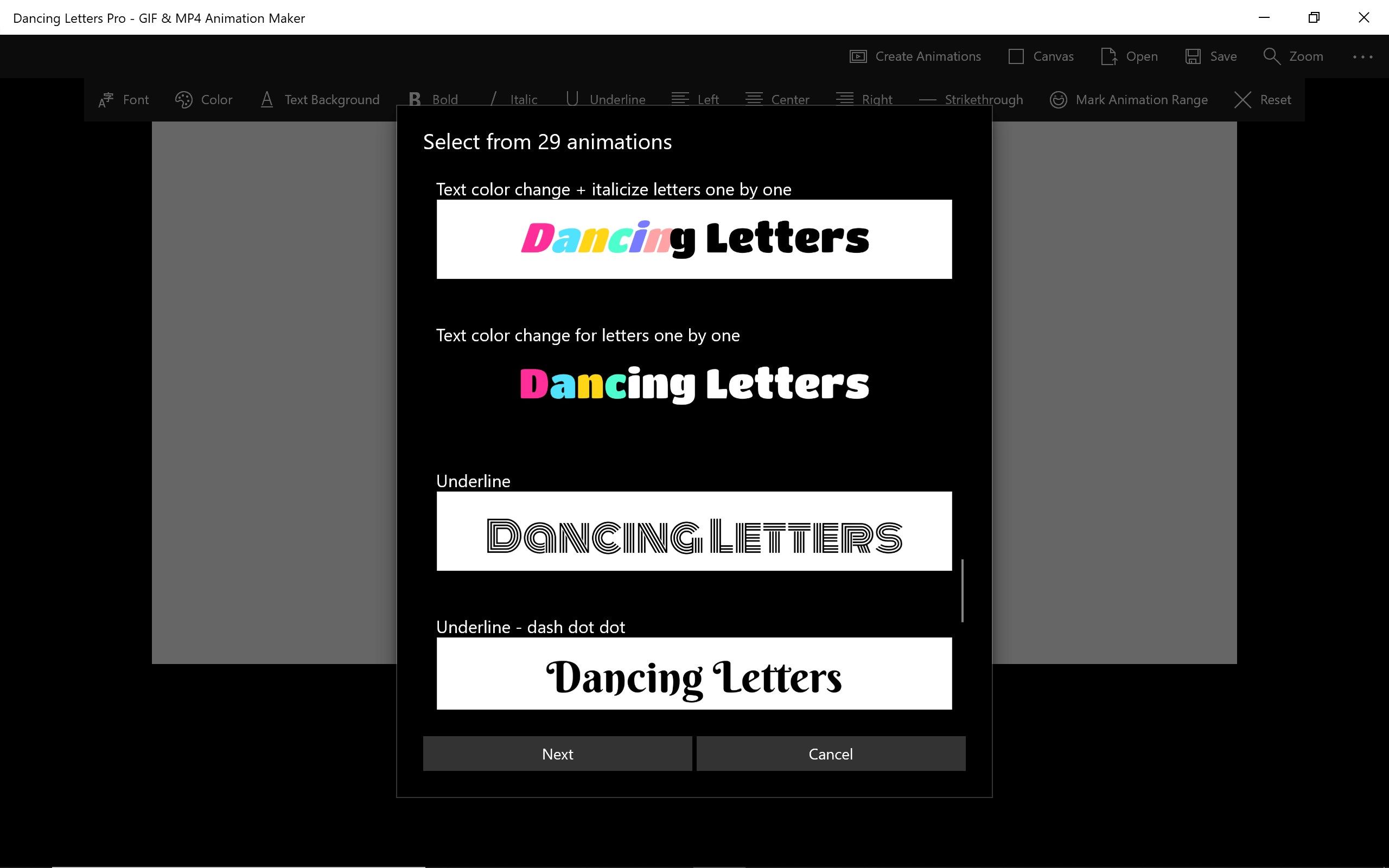Dancing Letters Pro - GIF & MP4 Animation Maker