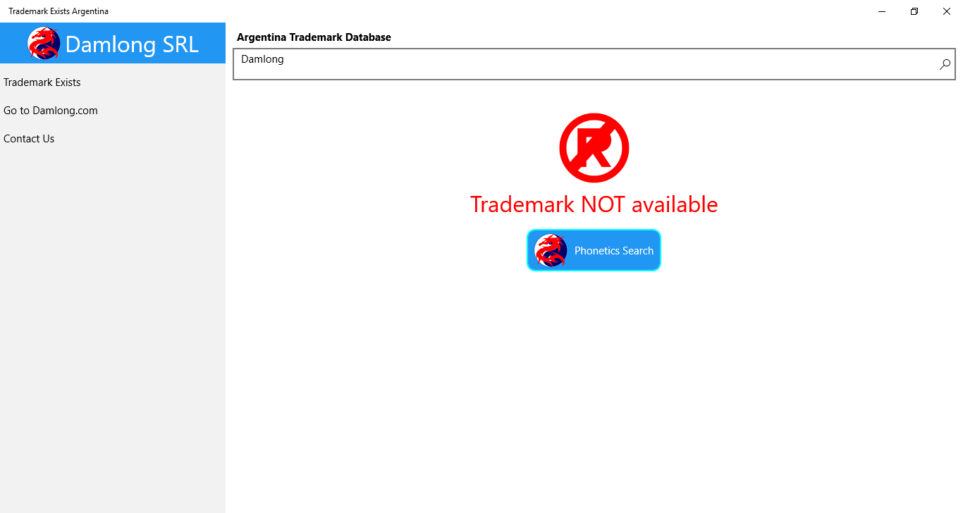 Trademark NOT available
