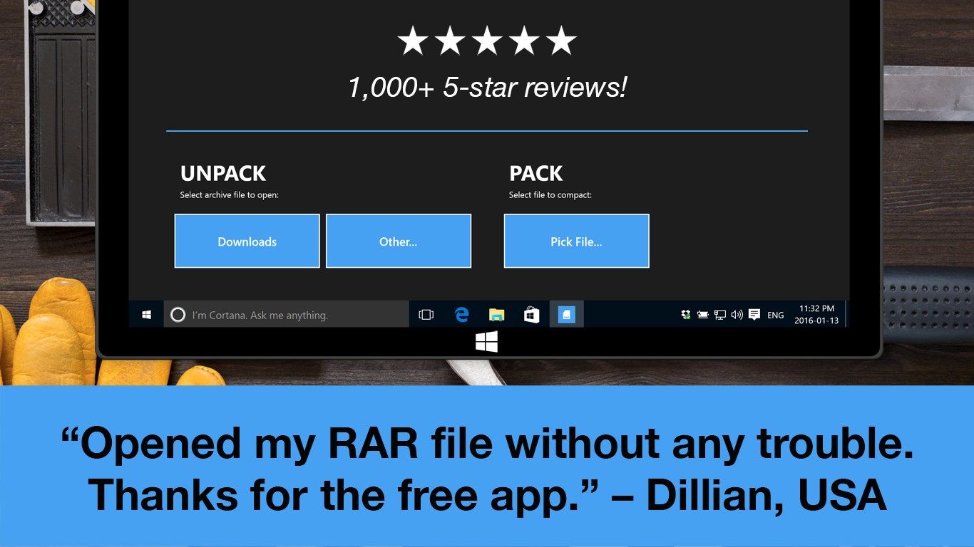Amazingly Simple: Opens Your RAR File Directly Or Through App