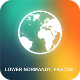 Lower Normandy, France Map