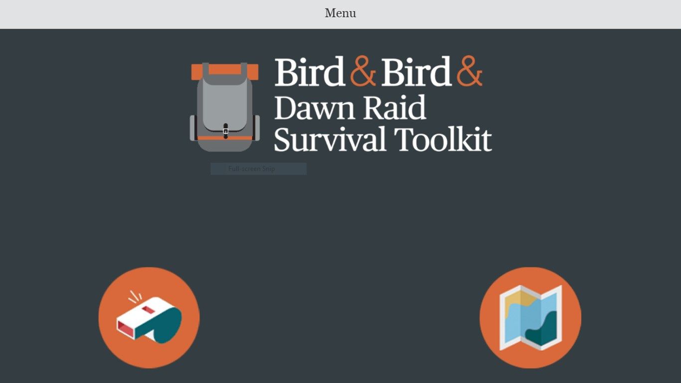 Dawn Raid Survival Toolkit by Bird & Bird