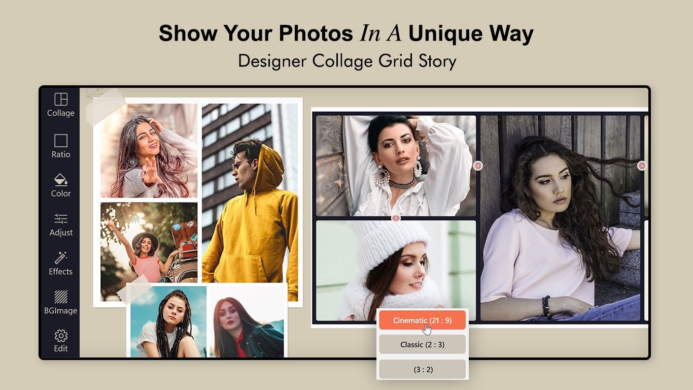 Collage Maker - Photo Grid and Stories