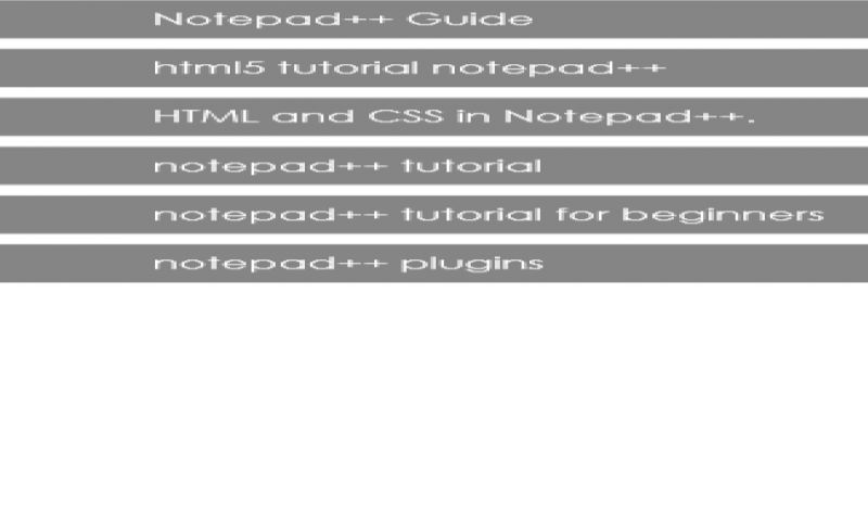 Notepad++Guide