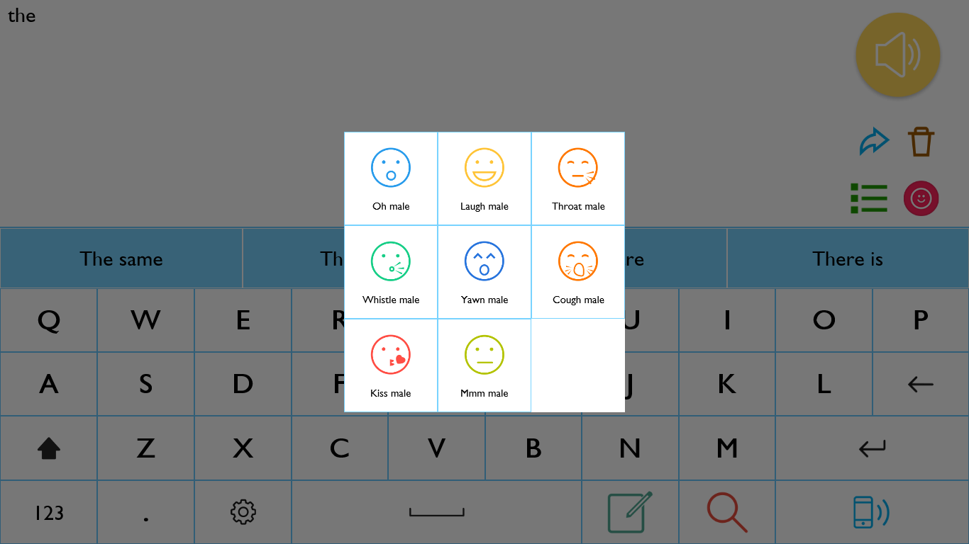 Use or create quick Emotes to speak qucik emotions whilst making phrases.