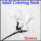 Adult Coloring Book - Flowers