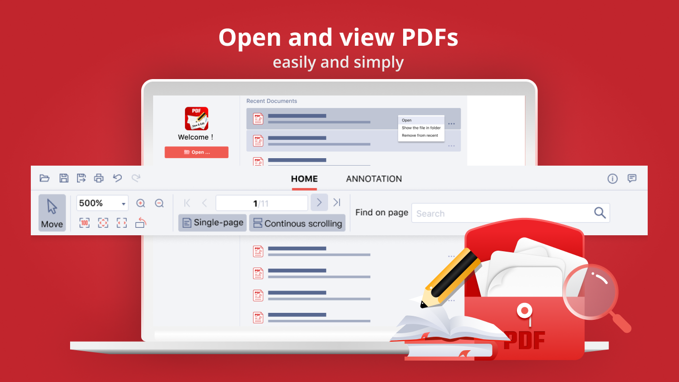 PDF reader & PDF viewer