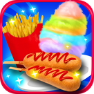 Street Food Maker - Fair Food French Fries, Corn Dogs, Cotton Candy, Frozen Snowcones Maker FREE