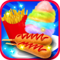 Street Food Maker - Fair Food French Fries, Corn Dogs, Cotton Candy, Frozen Snowcones Maker FREE