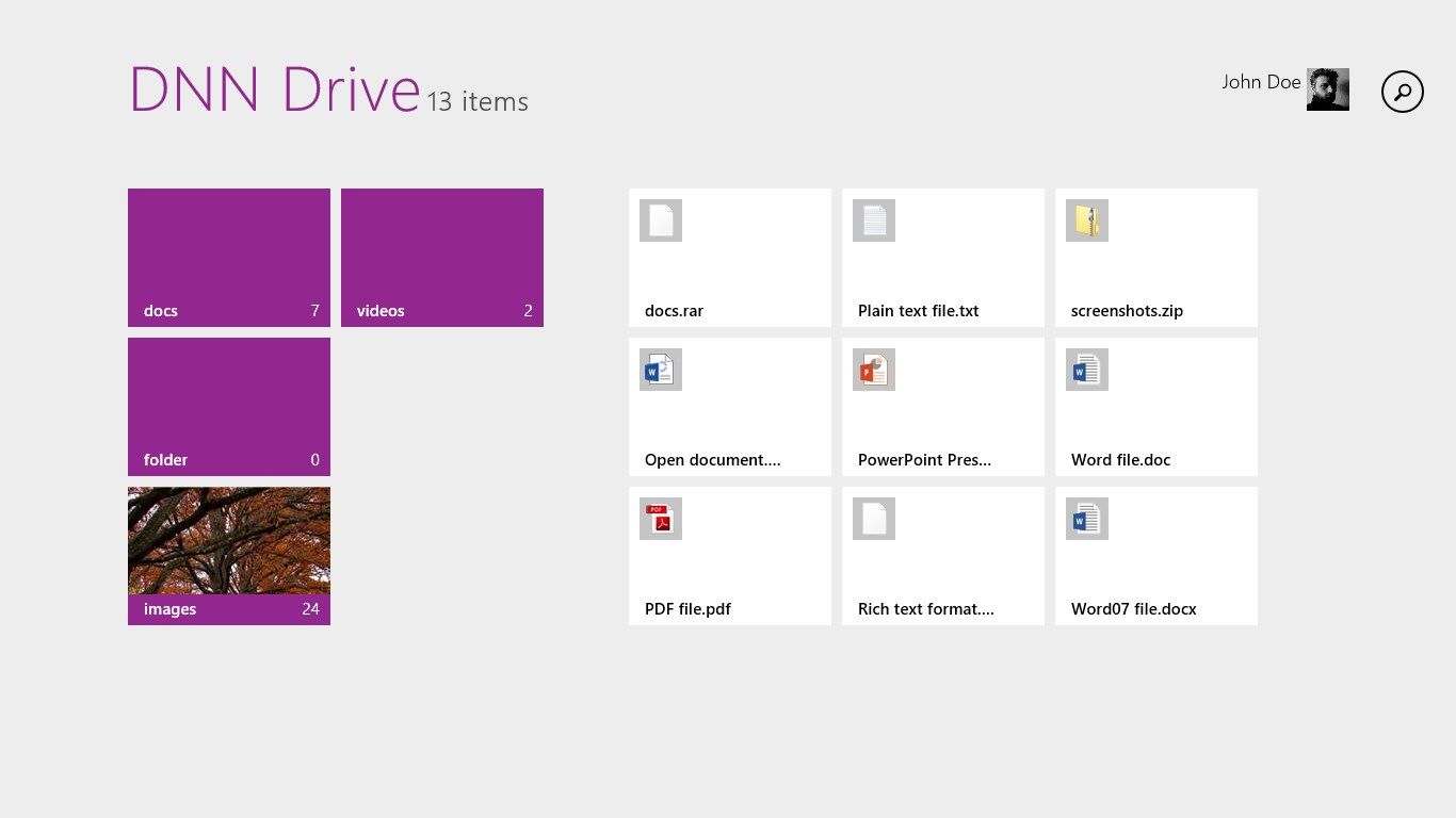 Explore your folders and files.