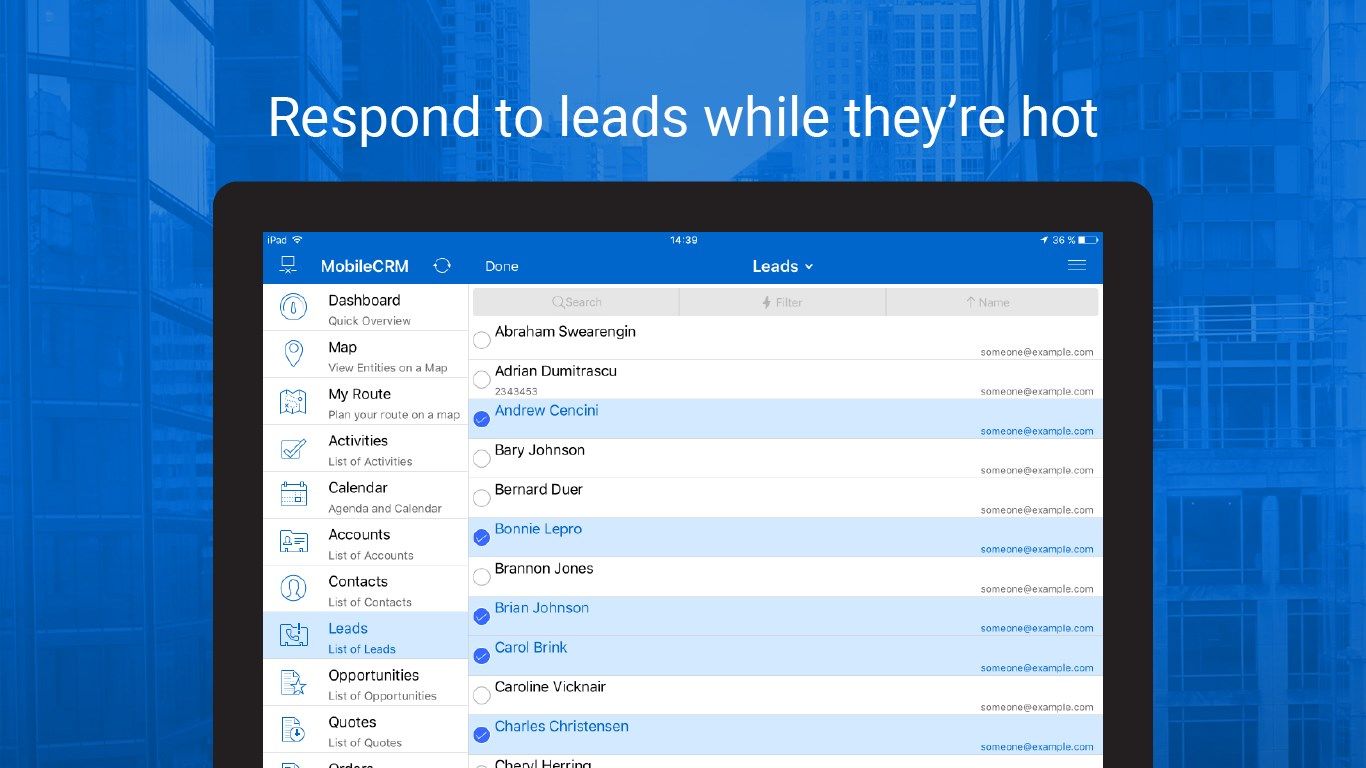 Respond to leads while they're hot