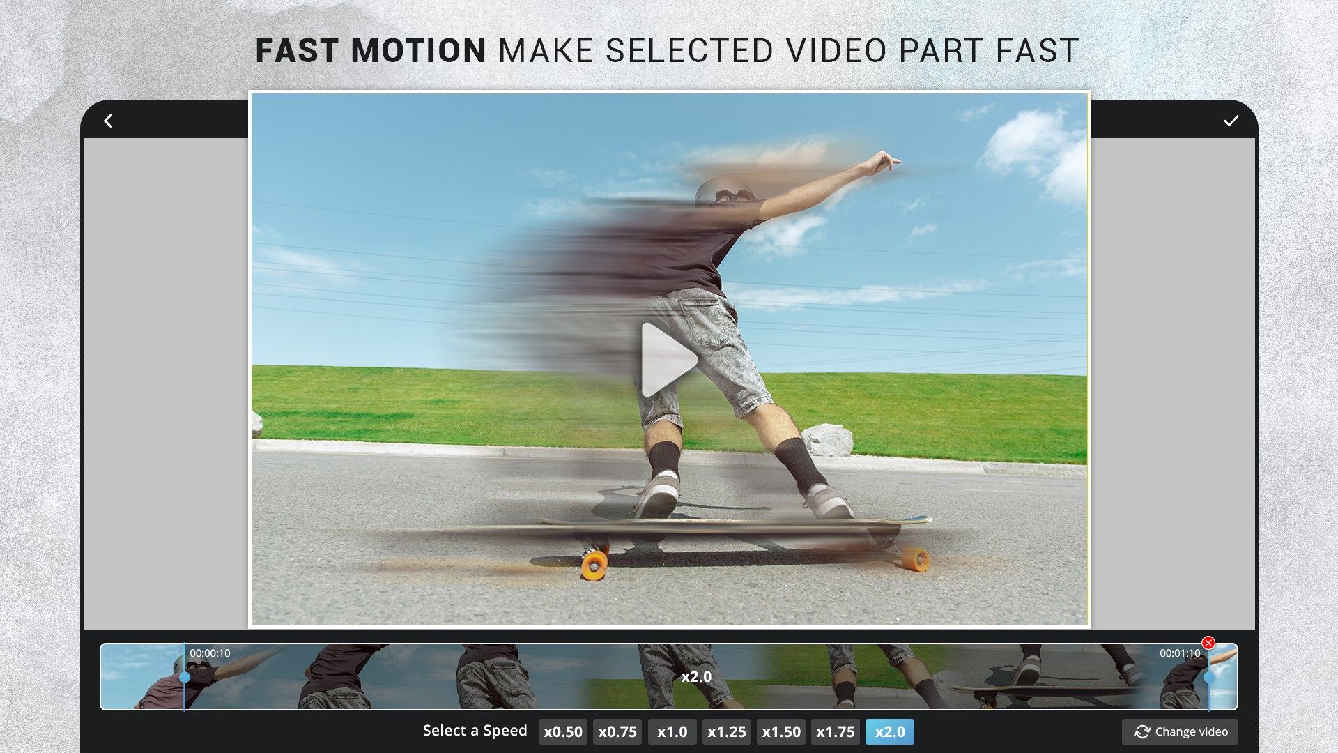 Video Speed Changer - Slow-Mo, Fast-Mo