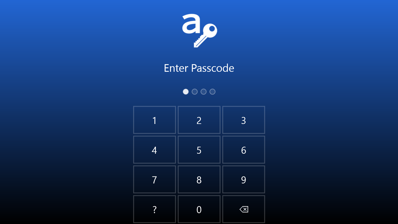 Passcode lock