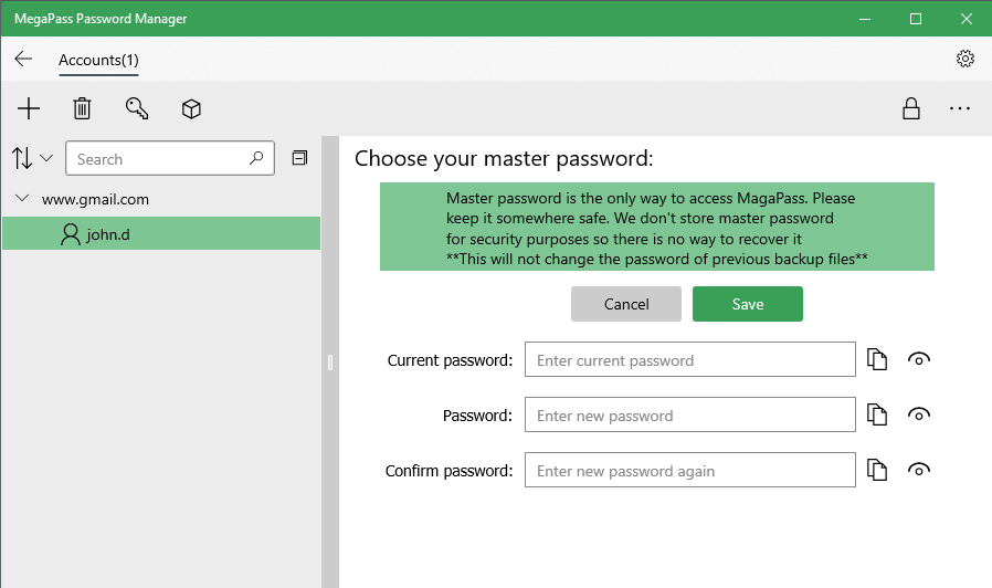 Password Manager - MegaPass