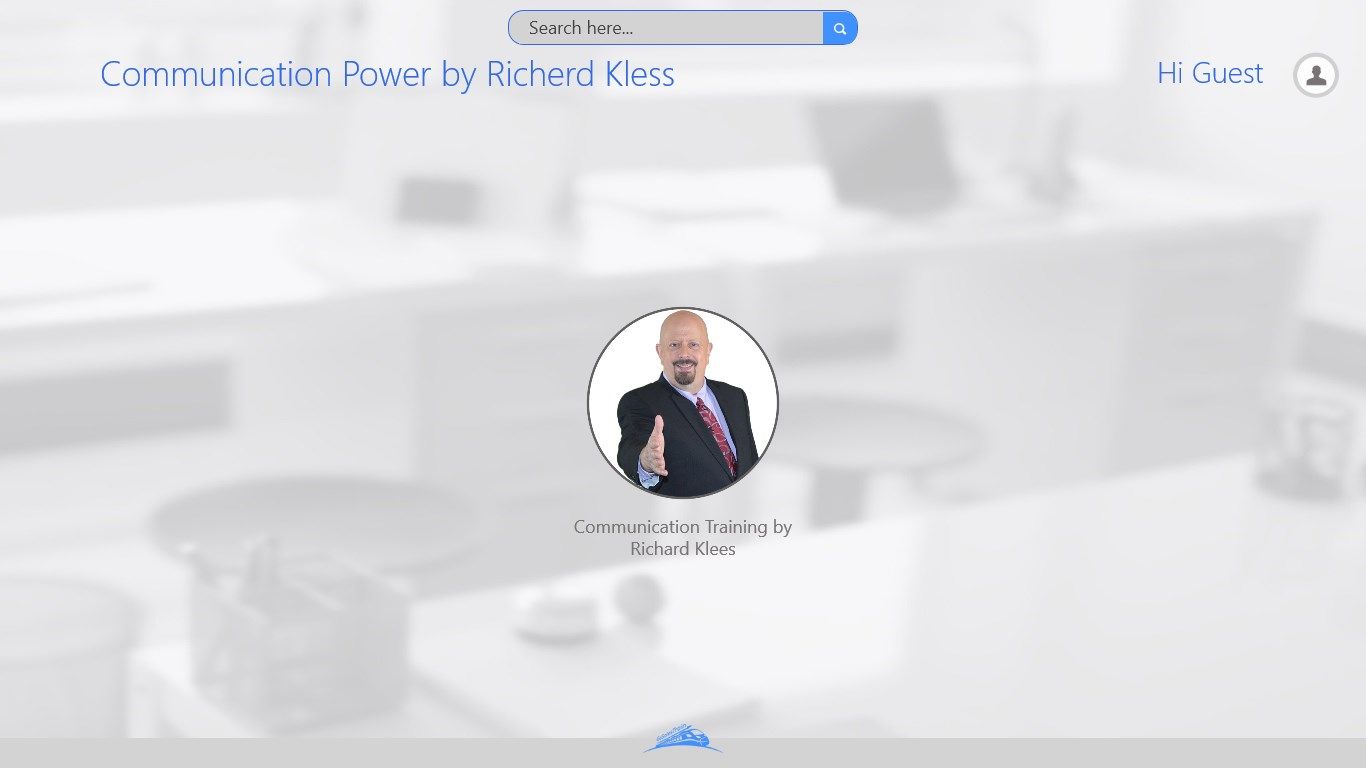 This app includes "Communication Power by Richard Klees"