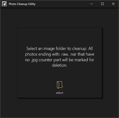 Photo Cleanup Utility