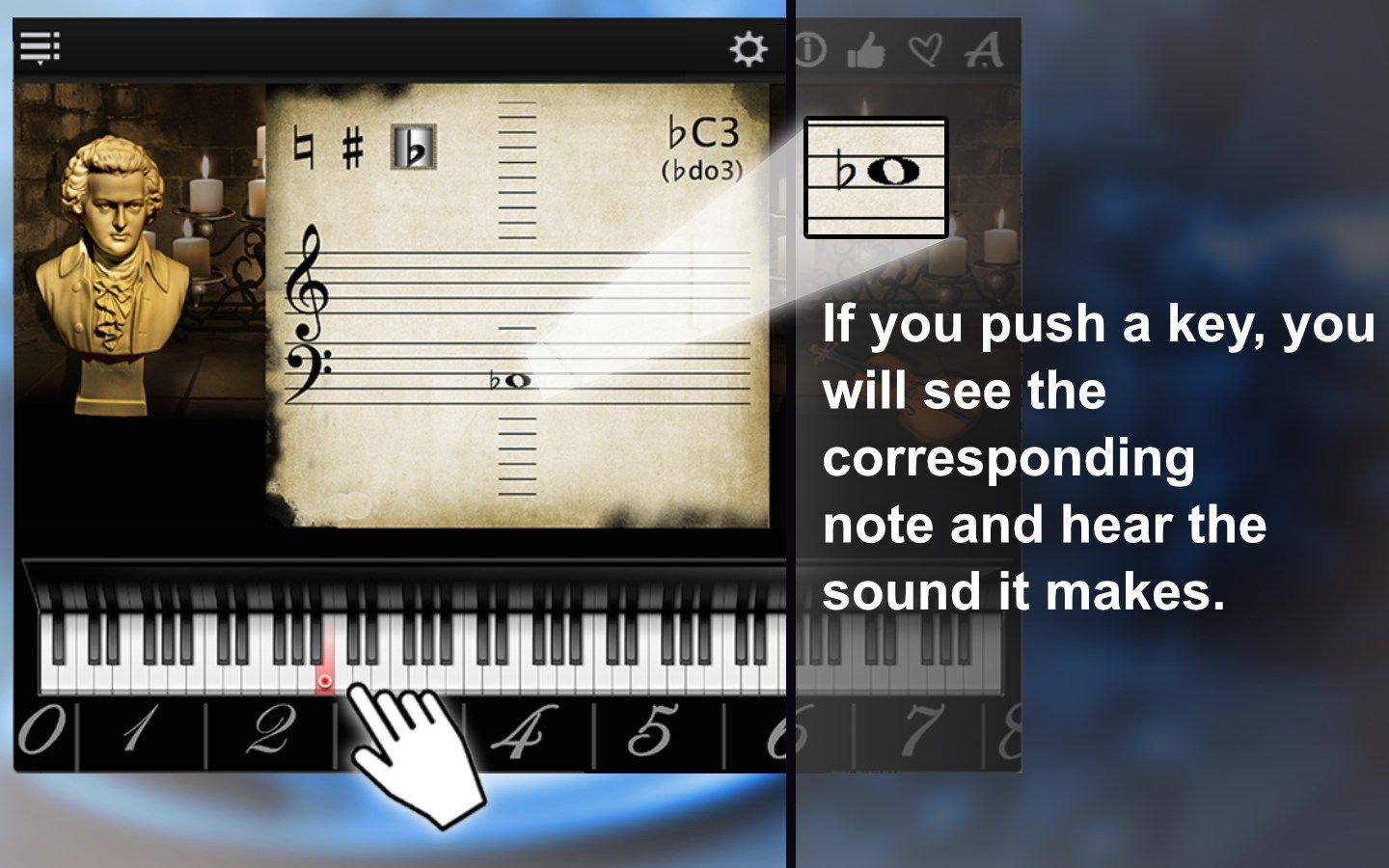 Piano Notes Finder