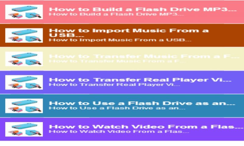 Flash Drive player