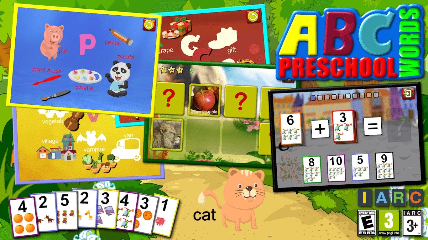 ABC Preschool Sight Word Jigsaw Puzzle