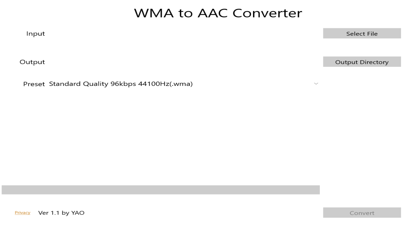 WMA to AAC Converter