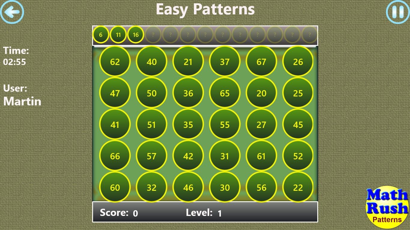 Patterns Easy