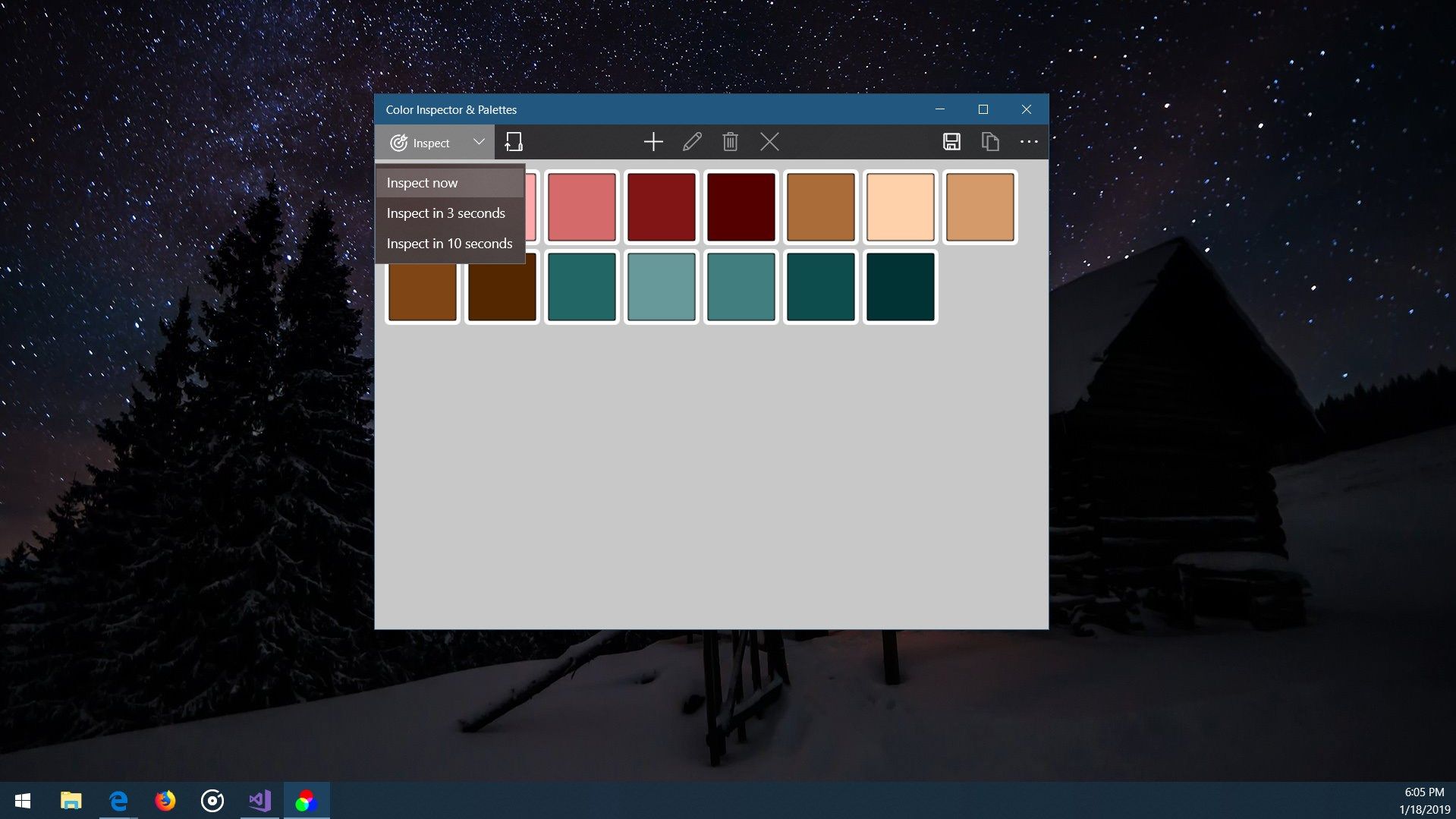 Palettes: manage your favorite colors for different projects