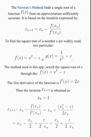 Newton's Method - Square Root