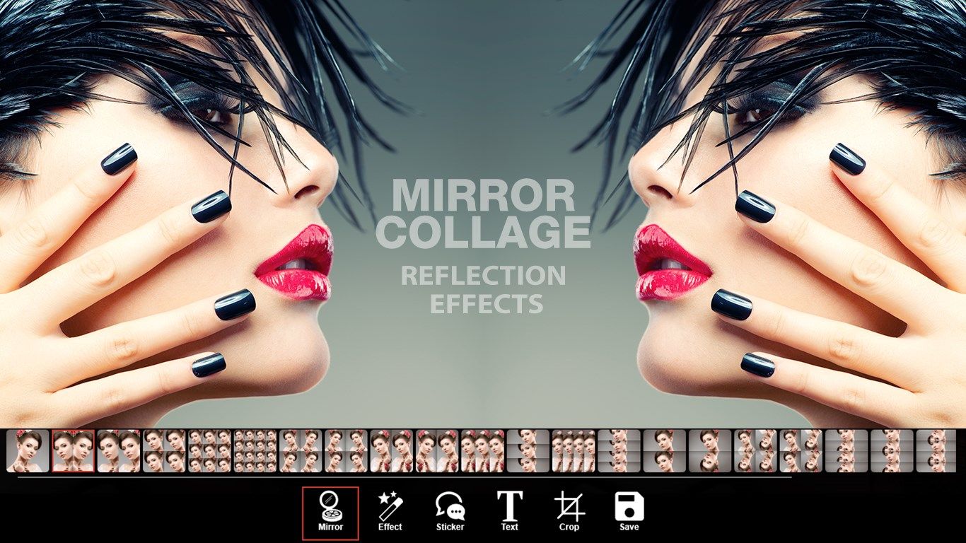 Mirror Photo Edit Collage