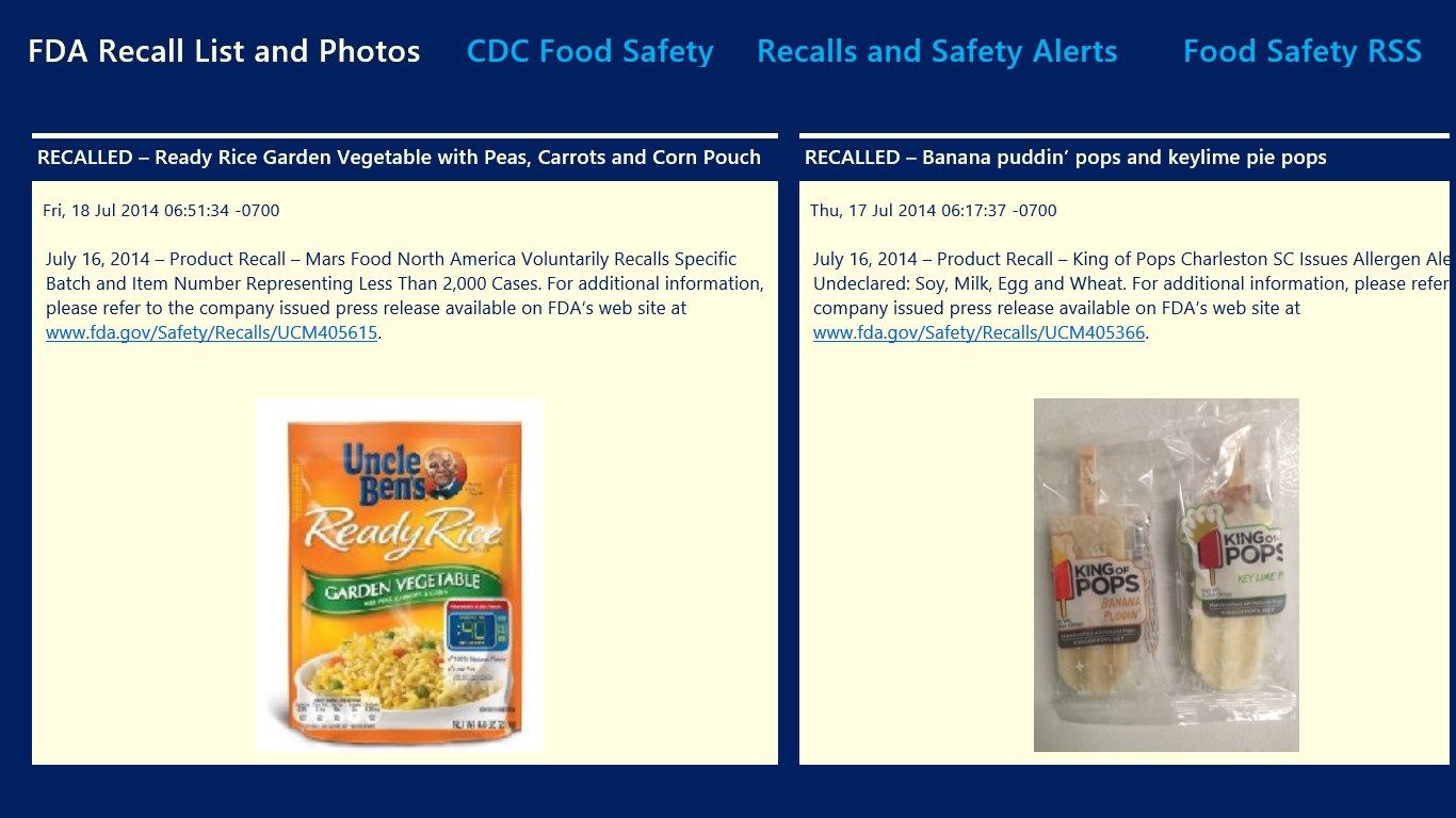Food Safety Notices with Images