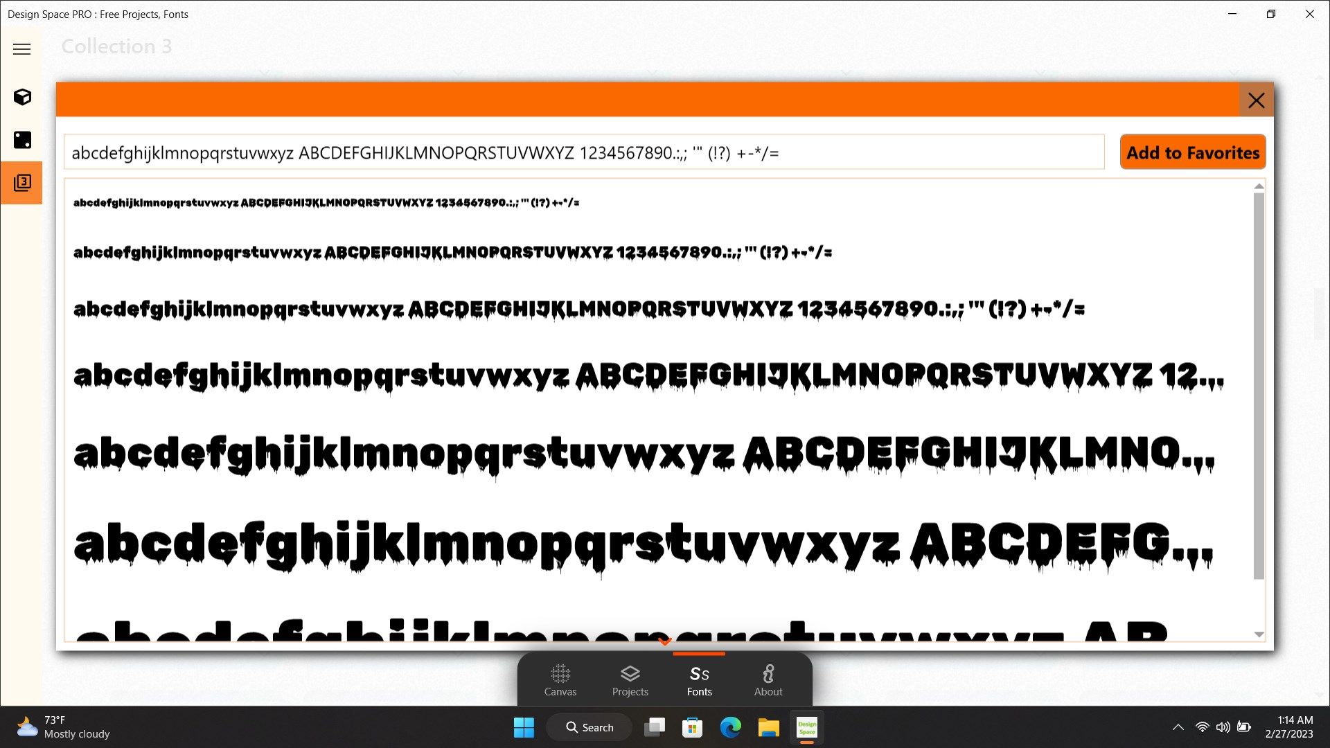 Fonts Preview