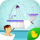 Baby bath puzzle game for kids