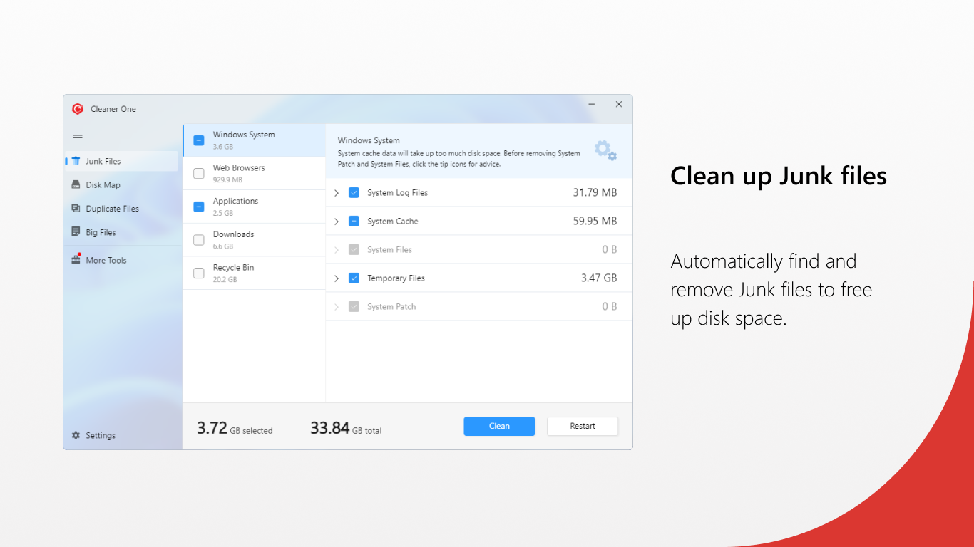 Cleaner One - Free PC Cleaner & Optimizer