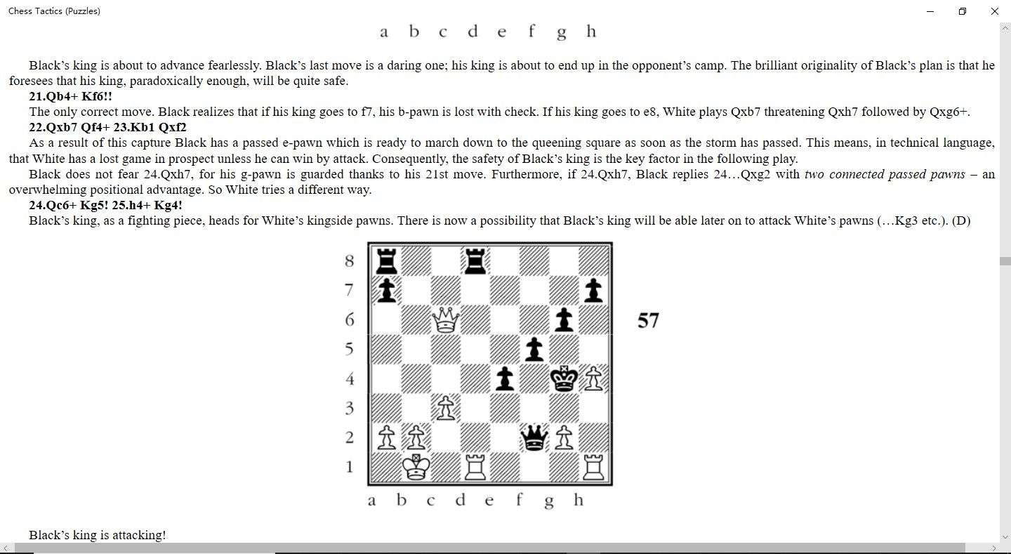 Chess Tactics (Puzzles).