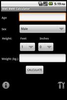 BMI BMR Calculator