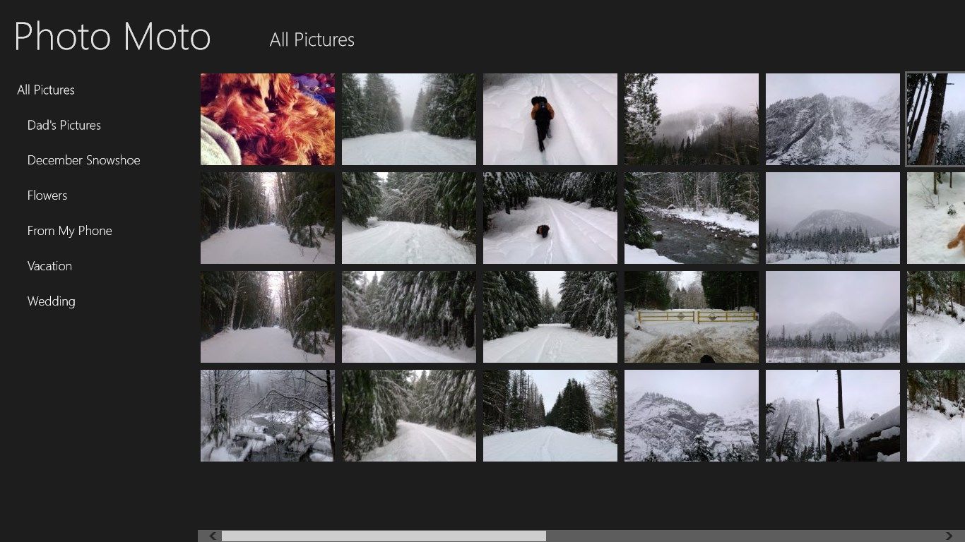 Browse all of your photos