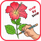 How To Draw Flowers - Step By Step Drawing