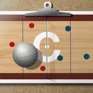 HD Volleyball clipboard