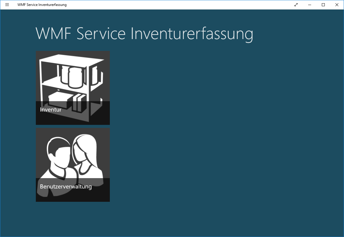 WMF Service Inventurerfassung