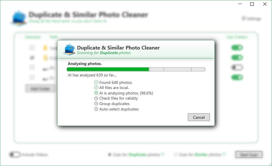 Duplicate & Similar Photo Cleaner (Free)