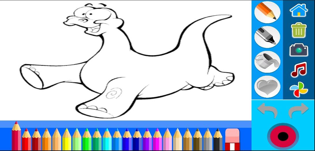 Dinosaurs Book Coloring