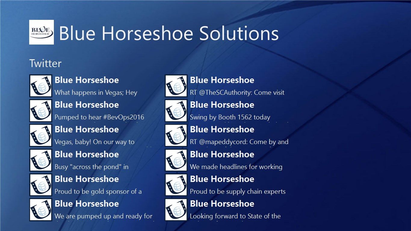 Blue Horseshoe Solutions Inc