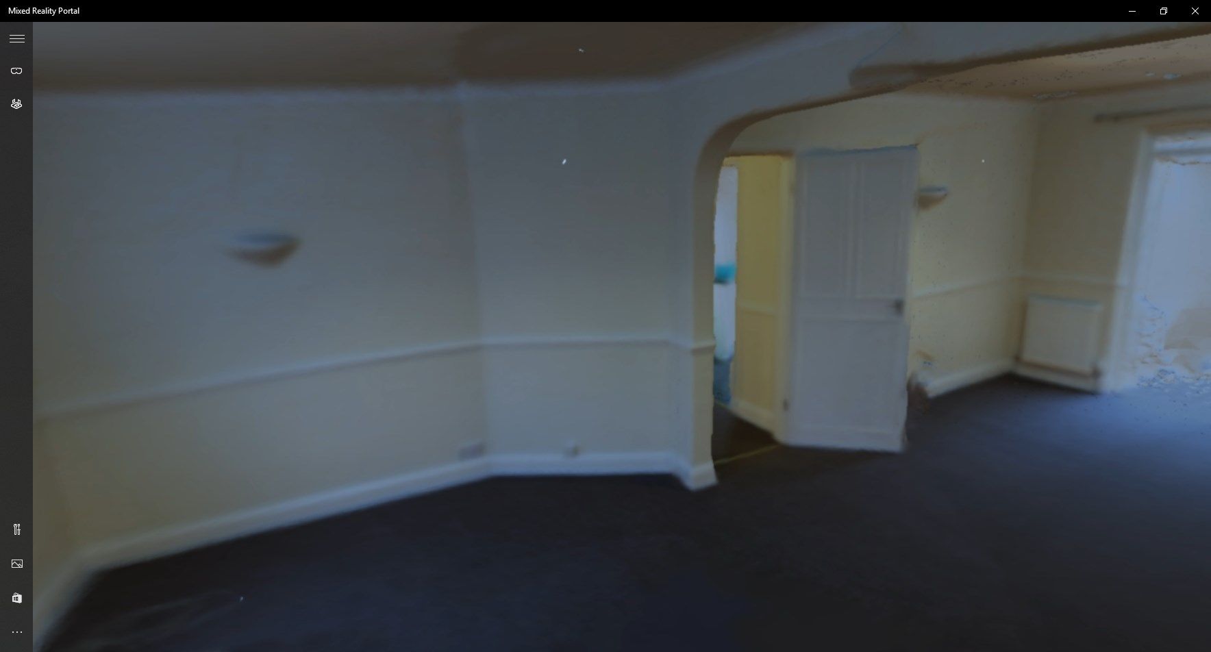 In App footage of a High Resolution Room Scan. 144.3MB