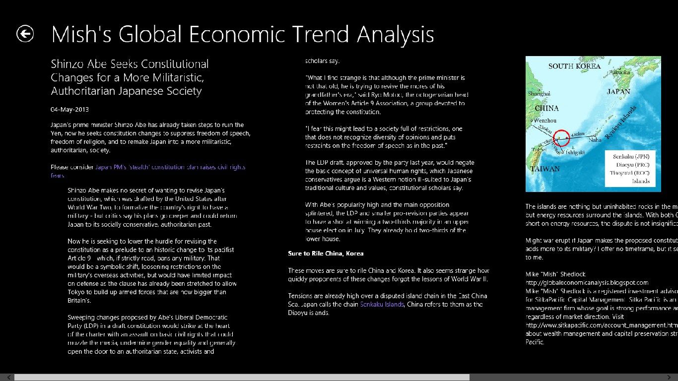 Global Economic Trend Analysis.