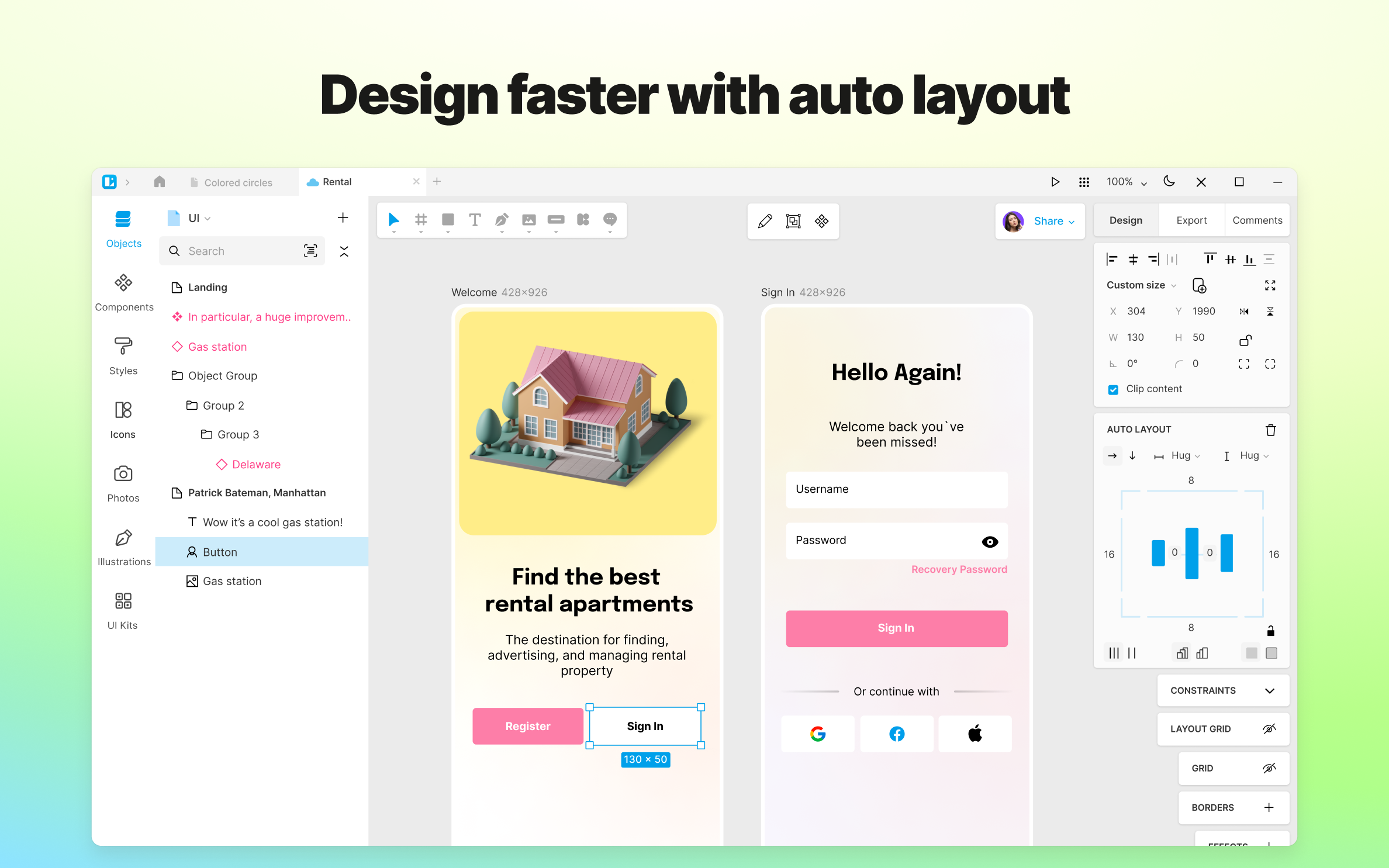 Lunacy - Graphic Design Creator & UI/UX Tools