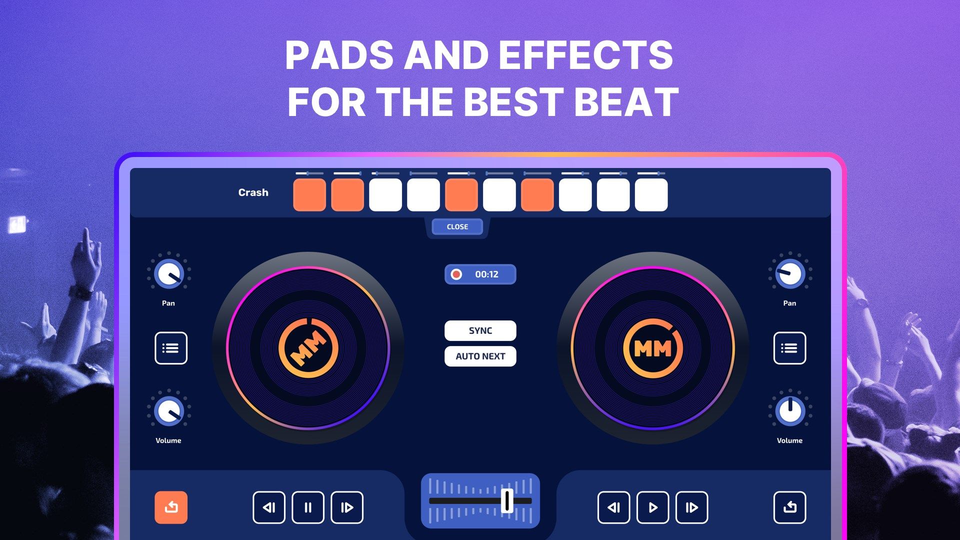DJ Mix Maker - Virtual turntable & Music drum pads