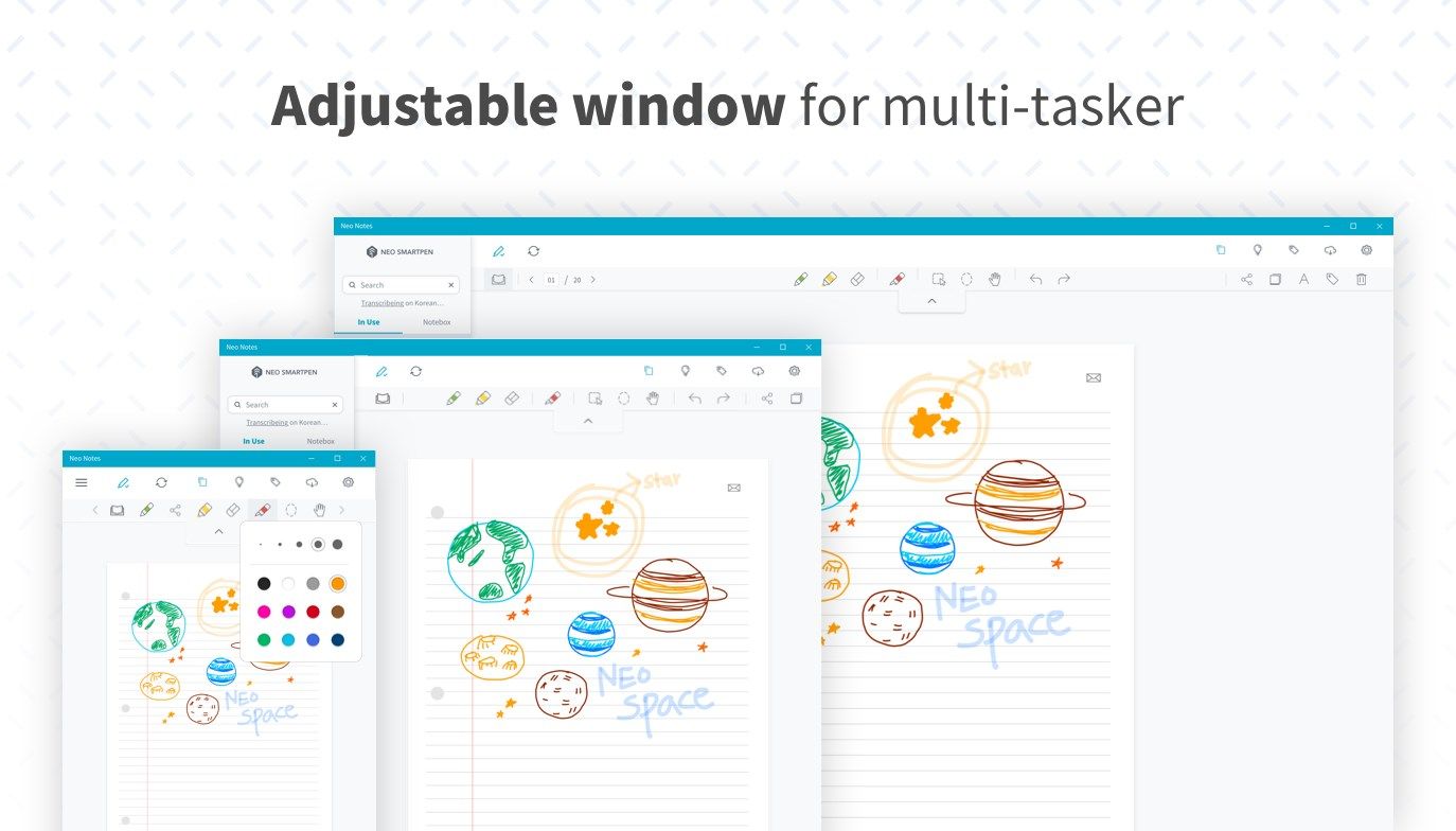 Adjustable window for multi-tasker