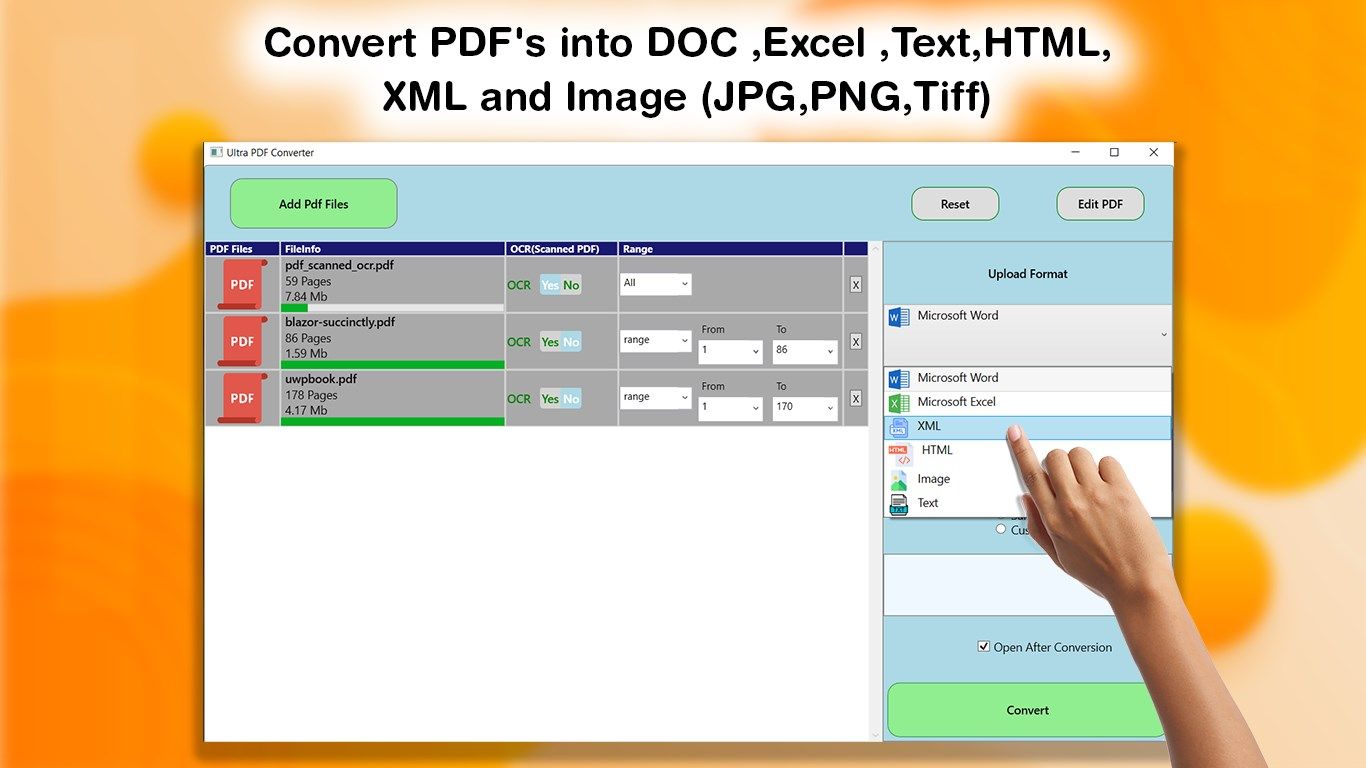 Rocket PDF Converter: PDF To Docx