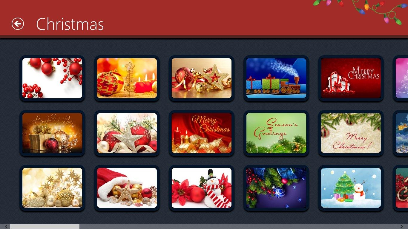 Christmas cards category