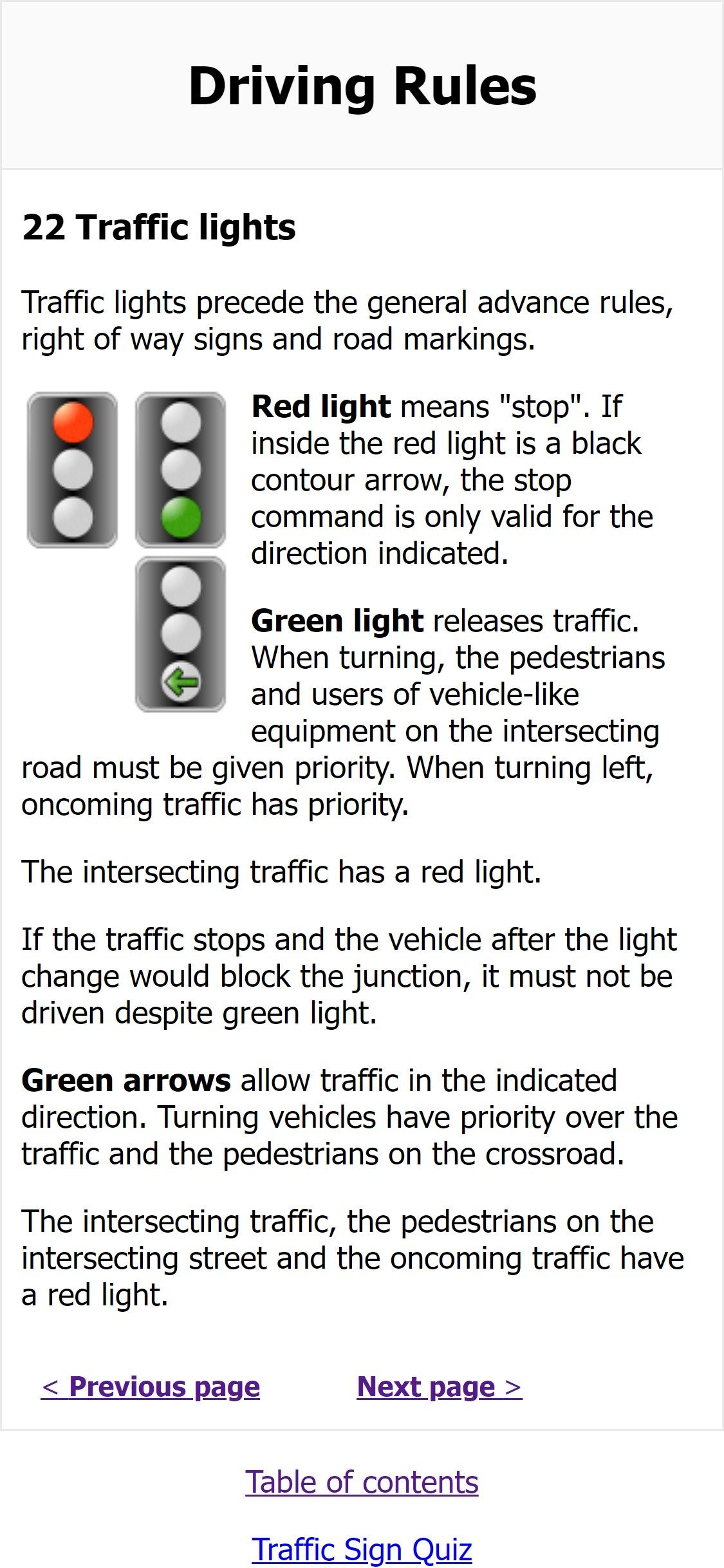 Swiss Traffic Theory